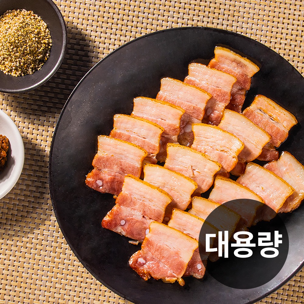 썰어나와 먹기 좋은 더편한 바베큐 삼겹 220g x 50개입 (무료배송)